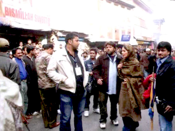 on the sets of lamhaa 9