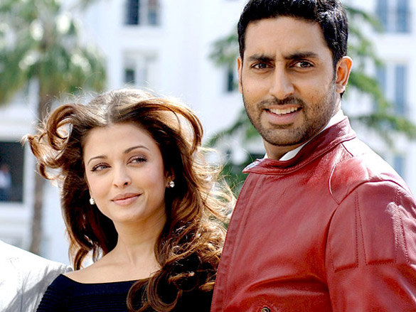 aishwarya rai bachchan abhishek bachchan and chiyaan vikram attends raavan photocall at the salon diane during 63rd annual international cannes film festival 8