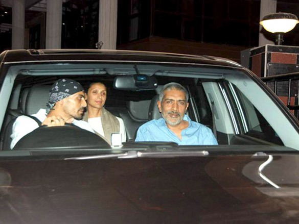 arjun and katrina at a special screening of raajneeti 3