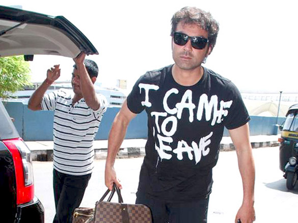 anil kapoor bobby deol and aftab shivdasani leave for iifa sri lanka 8