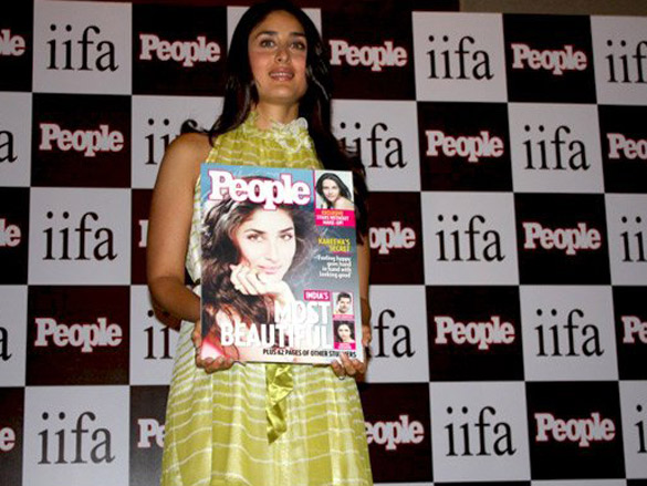 kareena launches people magazines new edition at iifa sri lanka 2