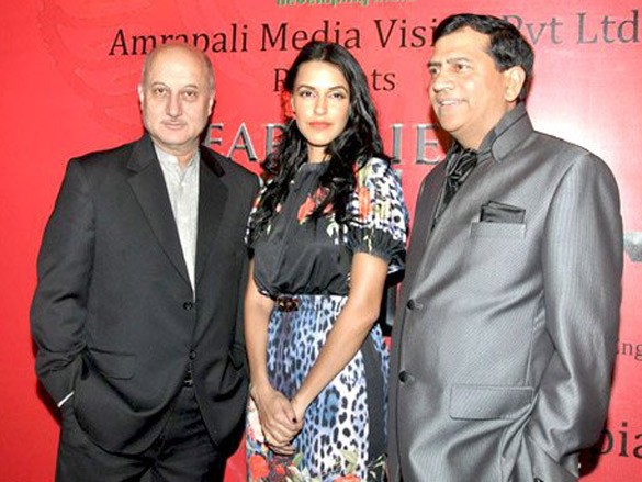 anupam kher and neha dhupia at the launch of dear friend hitler 2