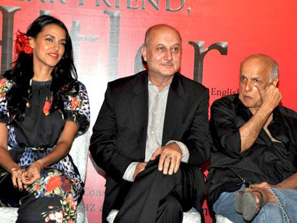 anupam kher and neha dhupia at the launch of dear friend hitler 4