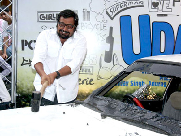 udaan cast breaks a car to promote movie 5