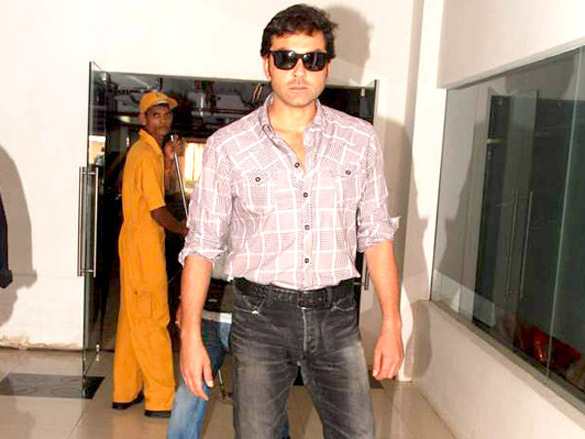 mugdha godse and bobby deol at the press conference of help 2
