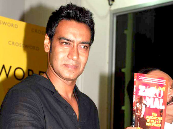 ajay devgn at the book launch of j deys zero dial 6