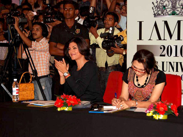 sushmita sen at miss universe india mumbai round 5