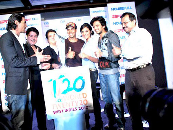 akshay arjun lara and ritesh grace housefull icc t20 world cup media meet 4