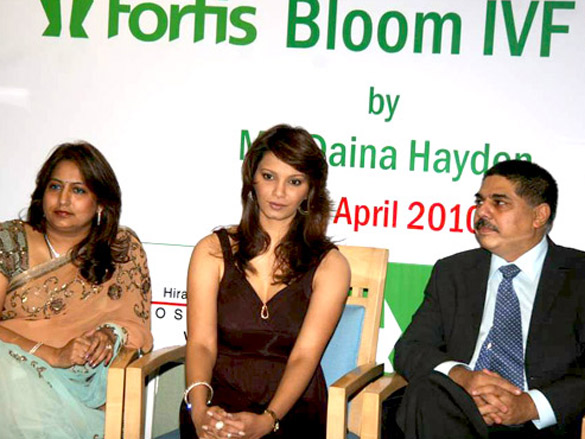 diana hayden at fortis bloom ivf clinic launch 9