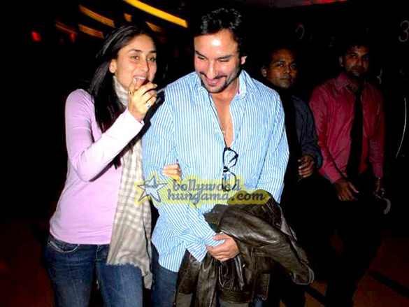 saif and kareena at the premiere of the international 3