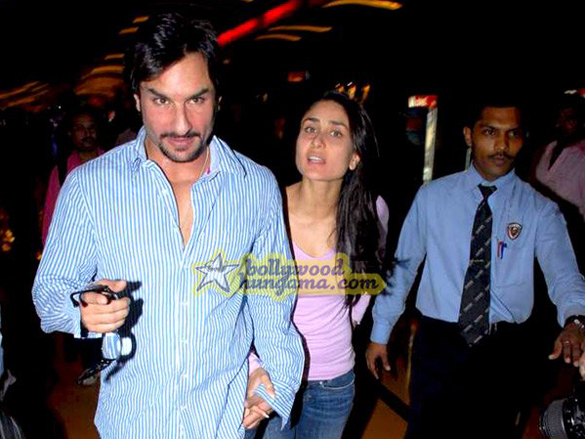 saif and kareena at the premiere of the international 20