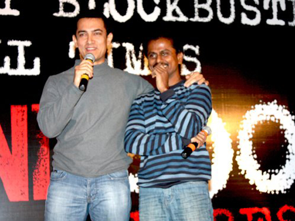the cast and crew of ghajini celebrate the films 200 crores collections worldwide 8