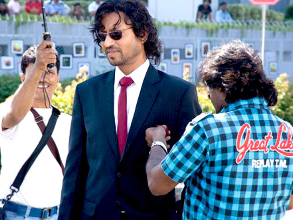 on the sets of knock out 8