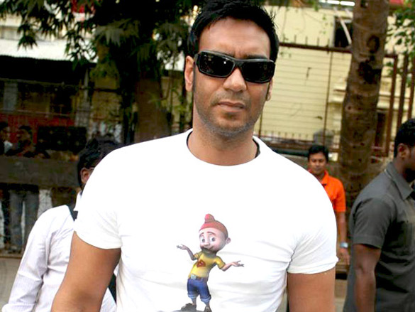 ajay devgn at toonpur ka superrhero promotional events 9