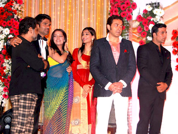 akshay sonam celina bobby and suniel promote thank you 5