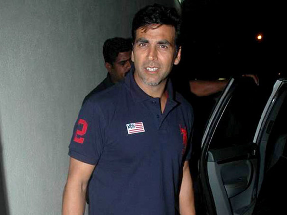 akshay and suniel at thank you special screening 4 akshay and suniel at thank you special screening 4