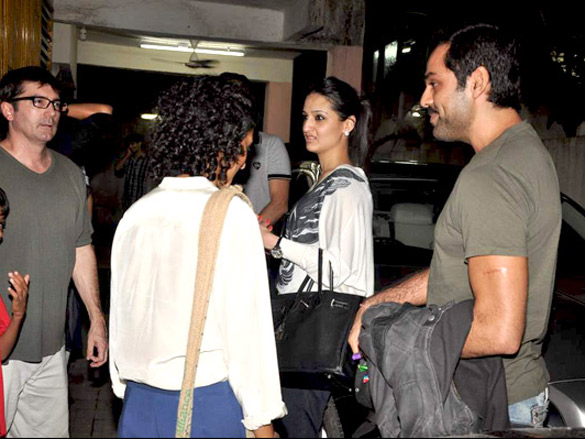 abhay deol and preeti desai at delhi belly screening 3