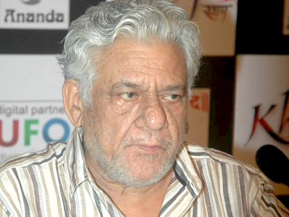 om puri at the press meet of khap 13