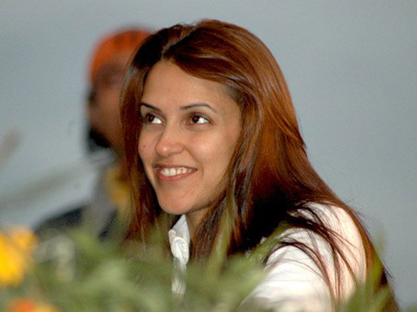 neha dhupia and sonu nigam visit baba ramdevs yoga camp 2