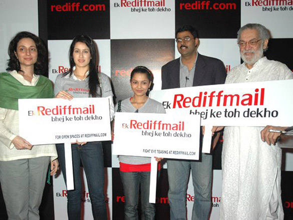 sagarika ghatge and chitrashi rawat at the launch of rediff coms new venture 2