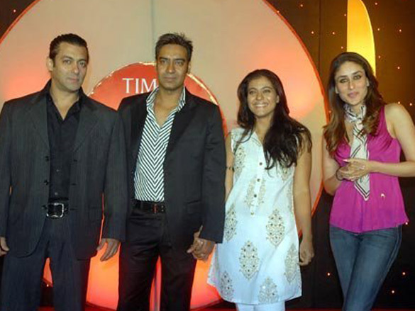 salman khanajay devgnkajoljohn abraham and kareena kapoor at the times food and nightlife awards 2008 09 6