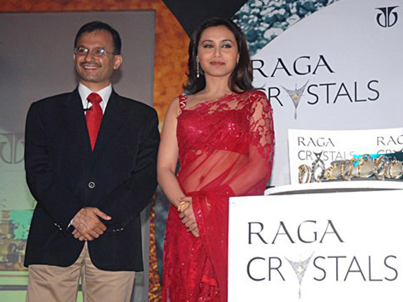 rani mukherjee launches titans raga crystal 10