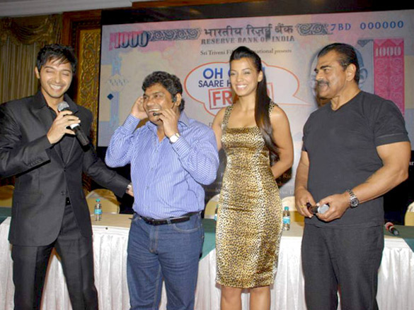 mugdha and shreyas at oh god saare hain fraud launch 4