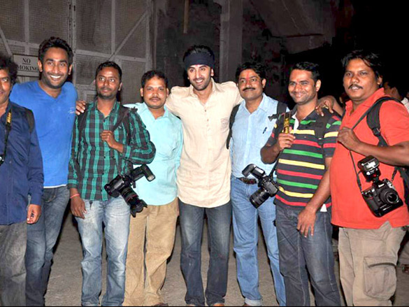 ranbir kapoor promotes rockstar at rk ganpati 13
