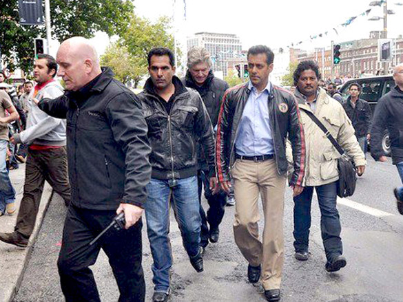 on the sets of ek tha tiger 9