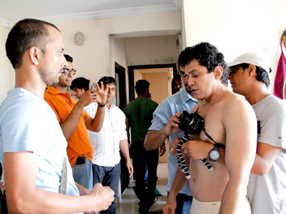 on the sets of not a love story