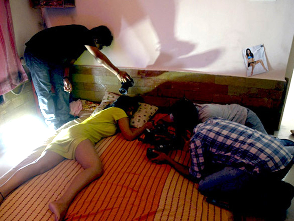 on the sets of not a love story 11