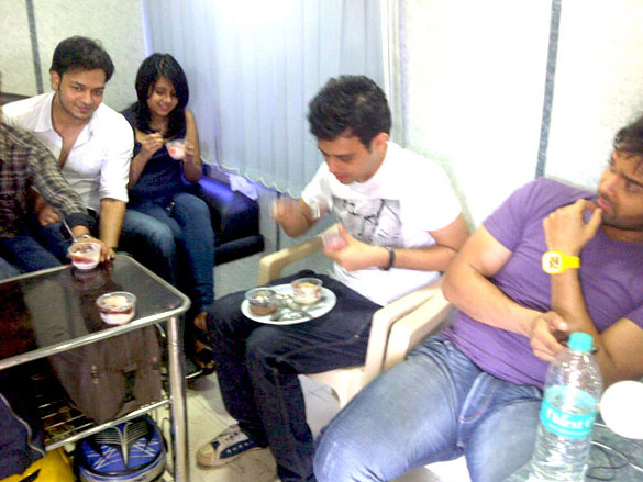 on the sets of tukkaa fitt 8