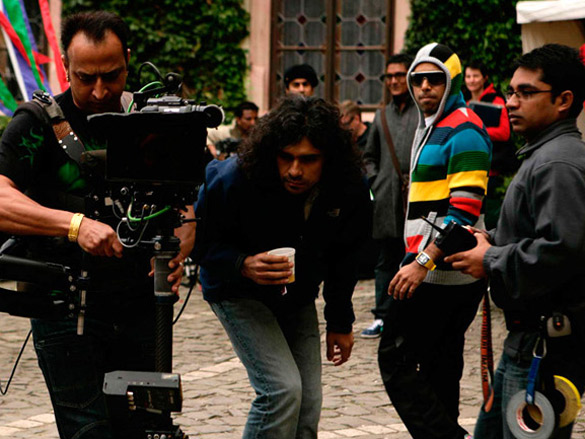 on the sets of rockstar 32