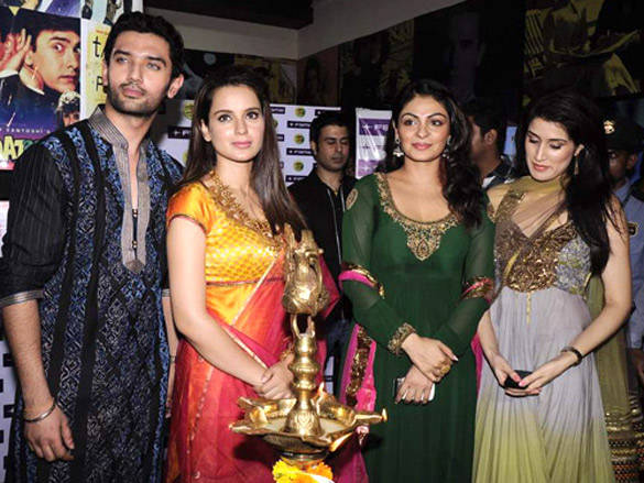 kangna at diwali celebrations to promote miley naa miley hum 4