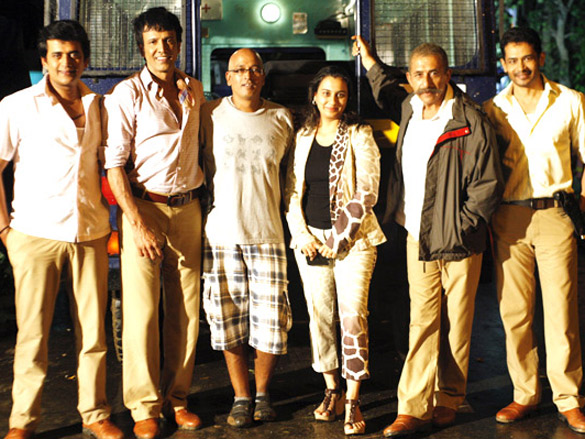 on the sets of chaalis chauraasi 7