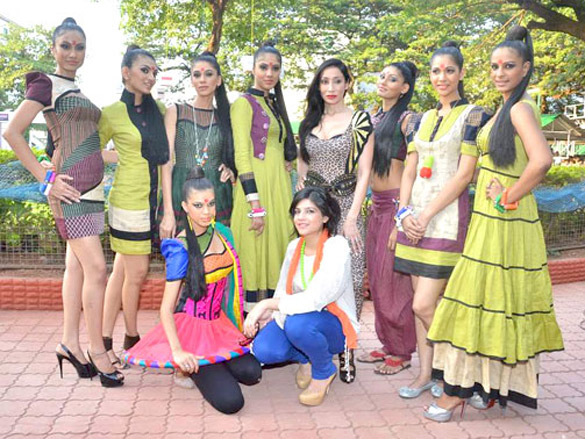vidya balan at the dirty picture race followed by sabah khan show for gitanjali 8