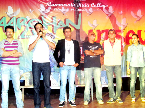 cast of chaalis chauraasi at ramnarain ruia college 2