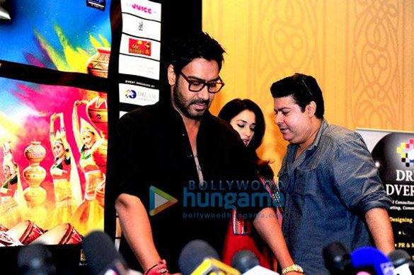 sajid ajay tamannaah at press conference of himmatwala in dubai 9