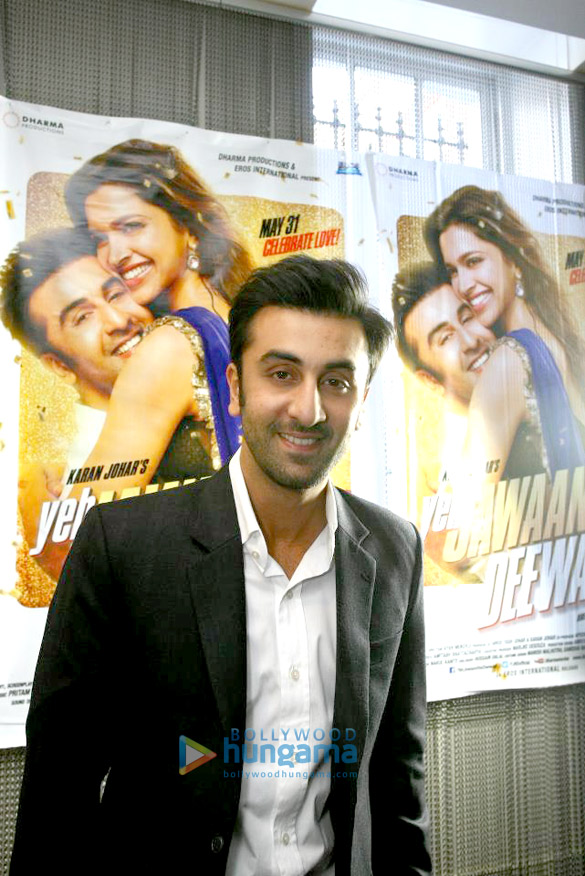 Spotted: Ranbir Kapoor promotes 'Yeh Jawaani Hai Deewani' in London –  BollyNews UK