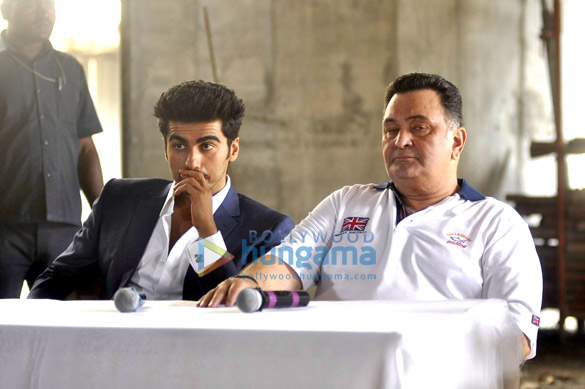 rishi jackie arjun kapoor at the press conference of aurangzeb 5