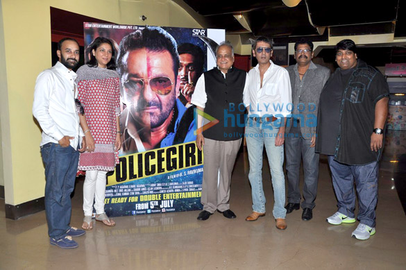 priya dutt kumar gaurav at the first look launch of policegiri 3