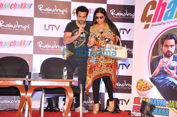 vidya emraan at the promotion of ghanchakkar 7