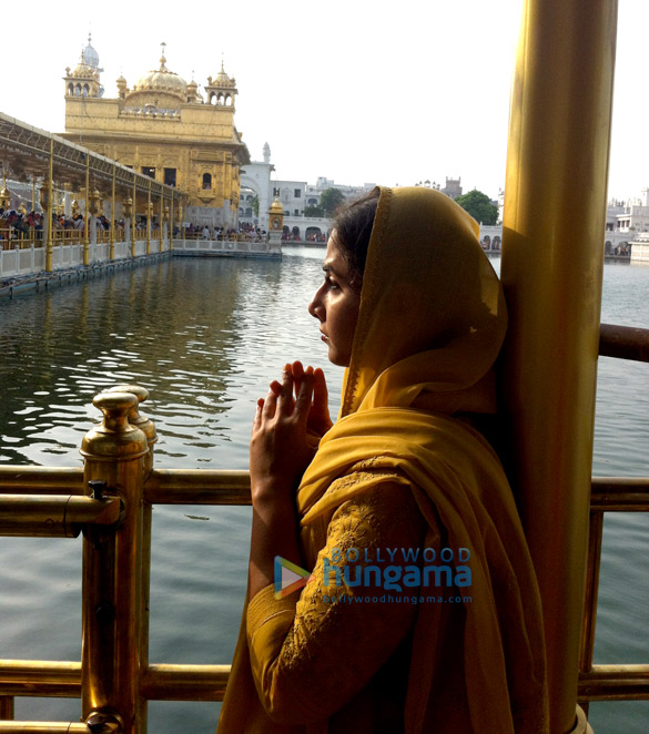 vidya balan visits golden temple 4