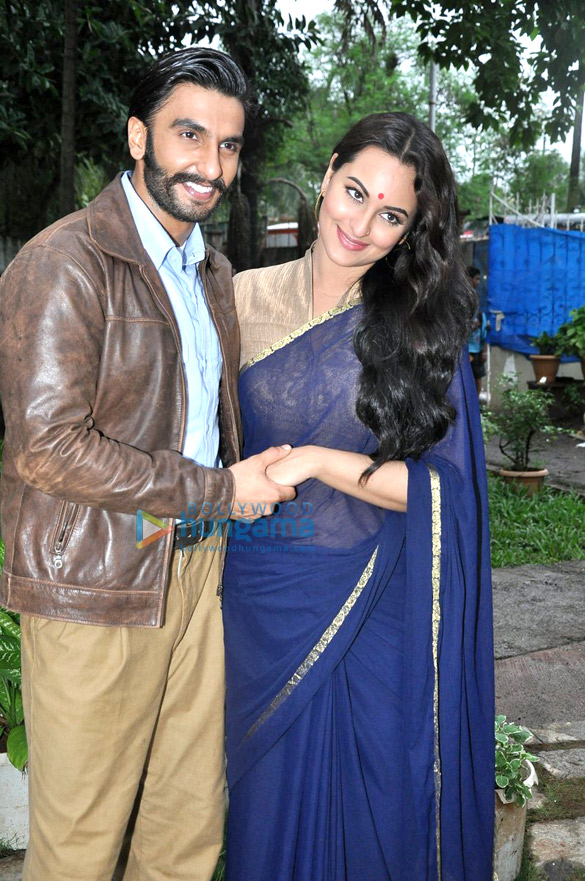 Ranveer Singh On the sets of Uttaran to promote the film Lootera Media