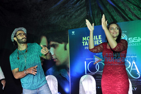 ranveer and sonakshi promote lootera at palladium 6