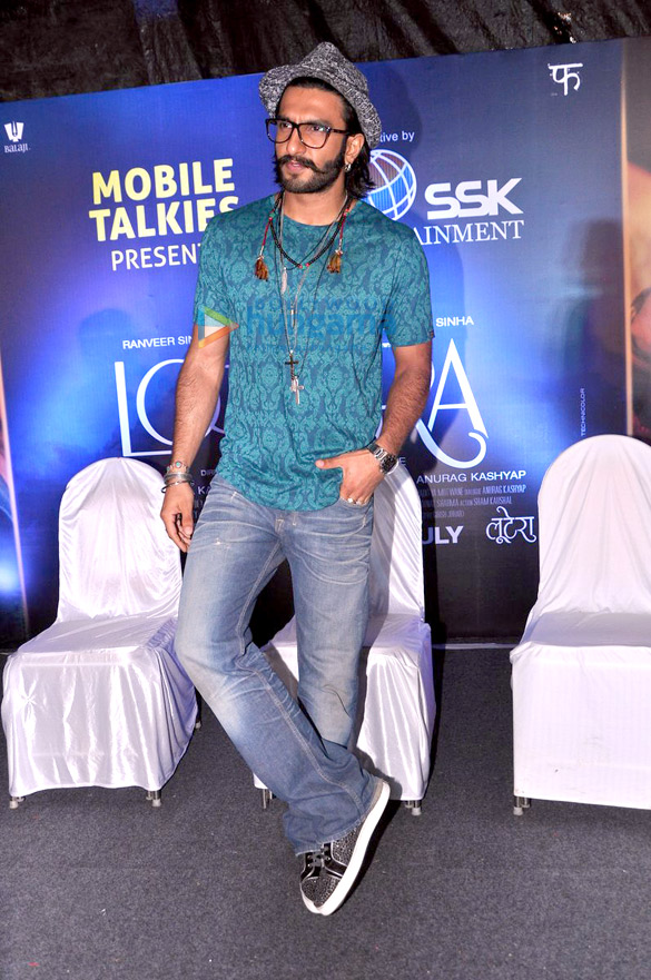 ranveer and sonakshi promote lootera at palladium 11