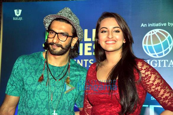 ranveer and sonakshi promote lootera at palladium 2