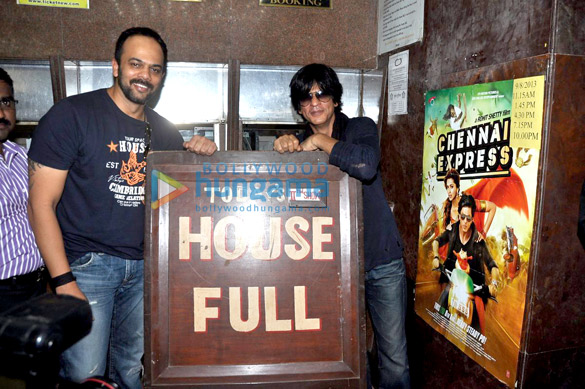 shahrukh khan promotes chennai express at new excelsior 2