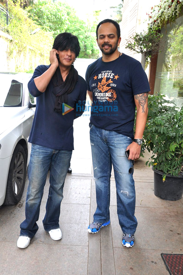 shahrukh khan leaves mannat for chennai express promotions 2