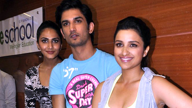 Sushant-Parineeti-Vaani At ‘Shuddh Desi Romance’ Press Conference